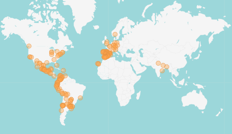 Mapa de participantes 2024